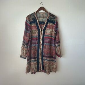 Soft Surroundings Multicolor Boho Tunic